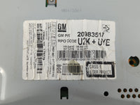 2011-2012 Chevrolet Cruze Radio AM FM Cd Player Receiver Replacement P/N:20983517 Fits Fits 2010 2011 2012 OEM Used Auto Par