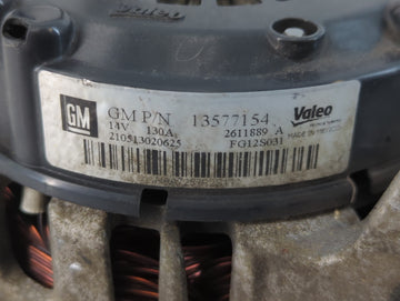 2011 Chevrolet Cruze Alternator Replacement Generator Charging Assembly Engine OEM P/N:13577154 Fits OEM Used Auto Parts