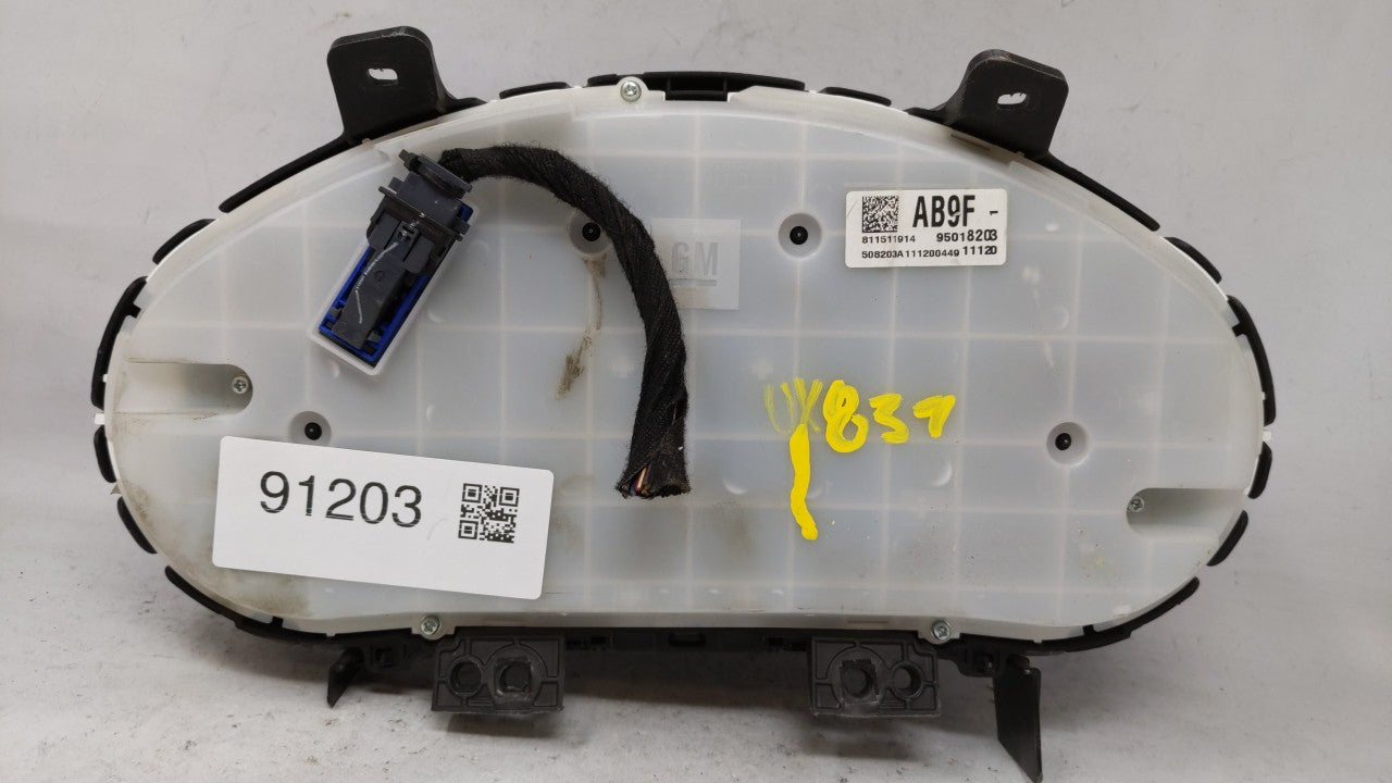 2011 Chevrolet Cruze Instrument Cluster Speedometer Gauges P/N:811511914 769212-670A, 95018203, 95018205 Fits OEM Used Auto 