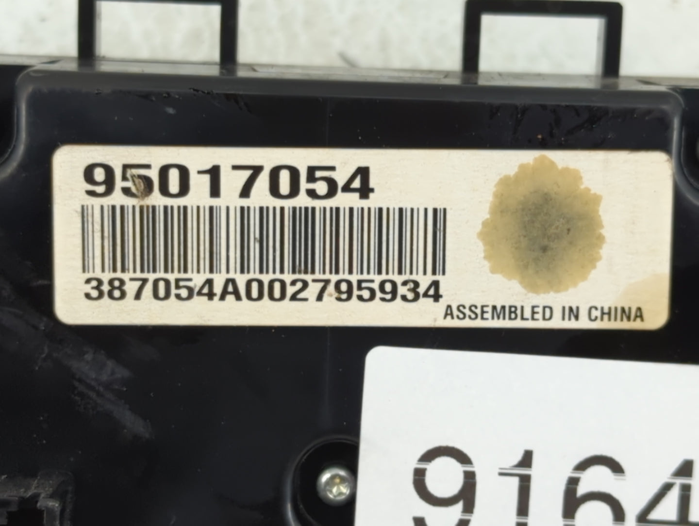 2011-2012 Chevrolet Cruze Climate Control Module Temperature AC/Heater Replacement P/N:95017054 Fits Fits 2011 2012 OEM Used