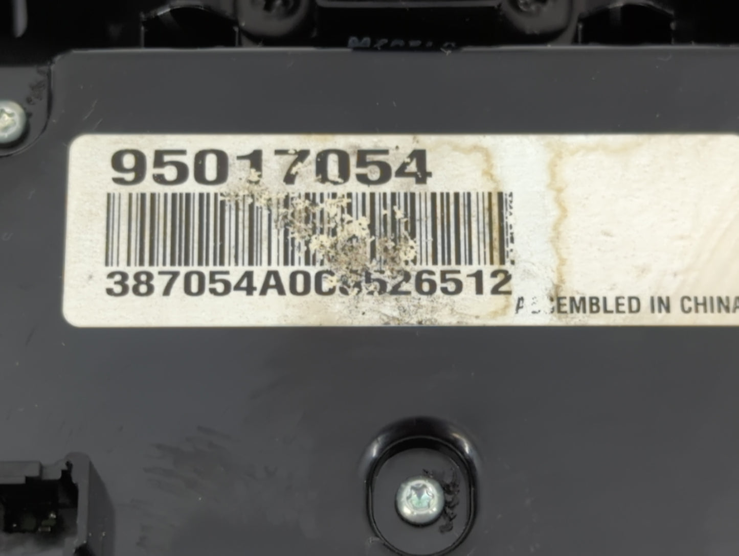 2011-2012 Chevrolet Cruze Climate Control Module Temperature AC/Heater Replacement P/N:95017054 Fits Fits 2011 2012 OEM Used