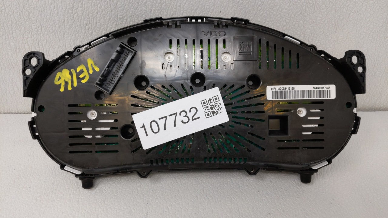2011 Chevrolet Equinox Instrument Cluster Speedometer Gauges P/N:20978081 20978079, 22783661 Fits OEM Used Auto Parts - Oemu