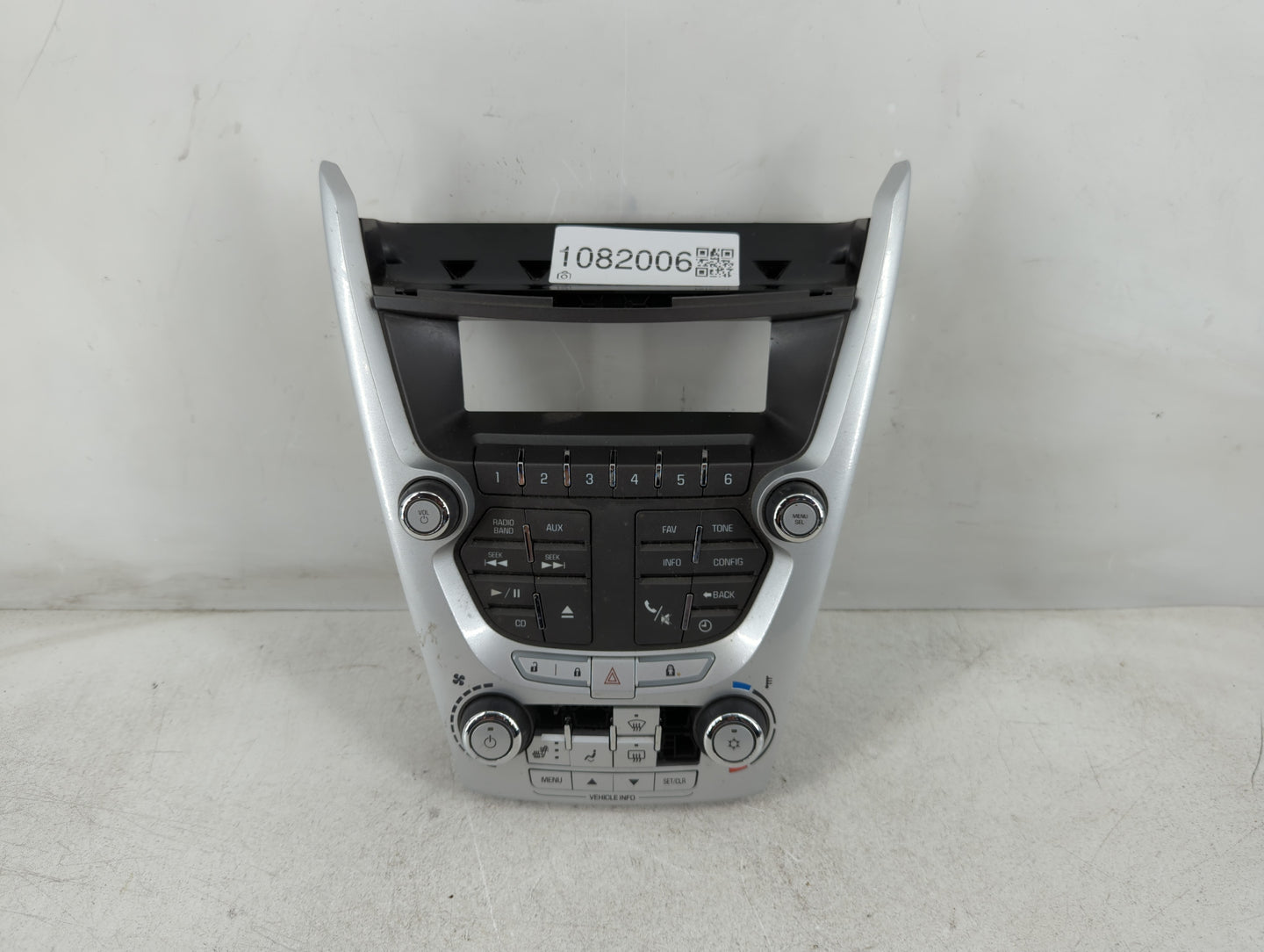 2011 Chevrolet Equinox Radio AM FM Cd Player Receiver Replacement P/N:20920048 95952766G Fits Fits 2010 OEM Used Auto Parts 