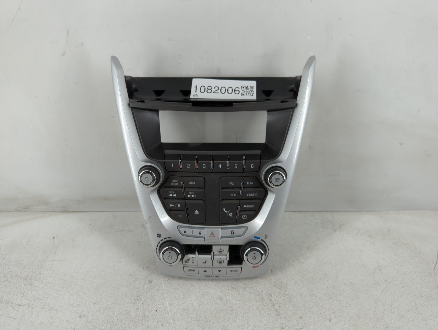 2011 Chevrolet Equinox Radio AM FM Cd Player Receiver Replacement P/N:20920048 95952766G Fits Fits 2010 OEM Used Auto Parts 