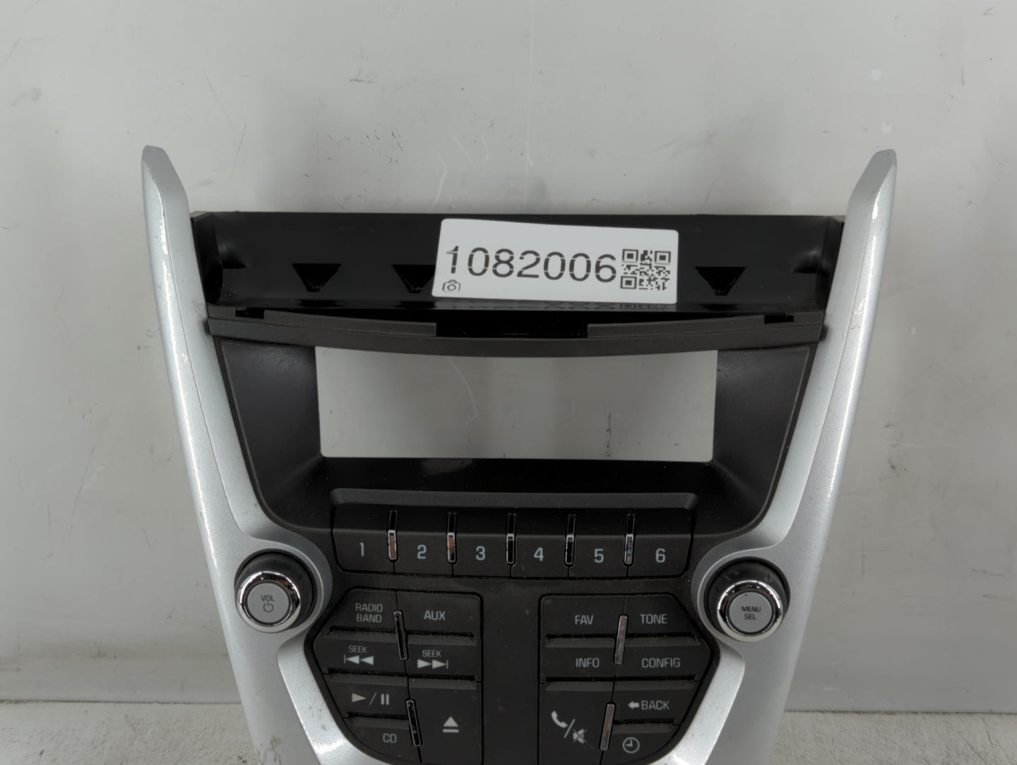 2011 Chevrolet Equinox Radio AM FM Cd Player Receiver Replacement P/N:20920048 95952766G Fits Fits 2010 OEM Used Auto Parts 
