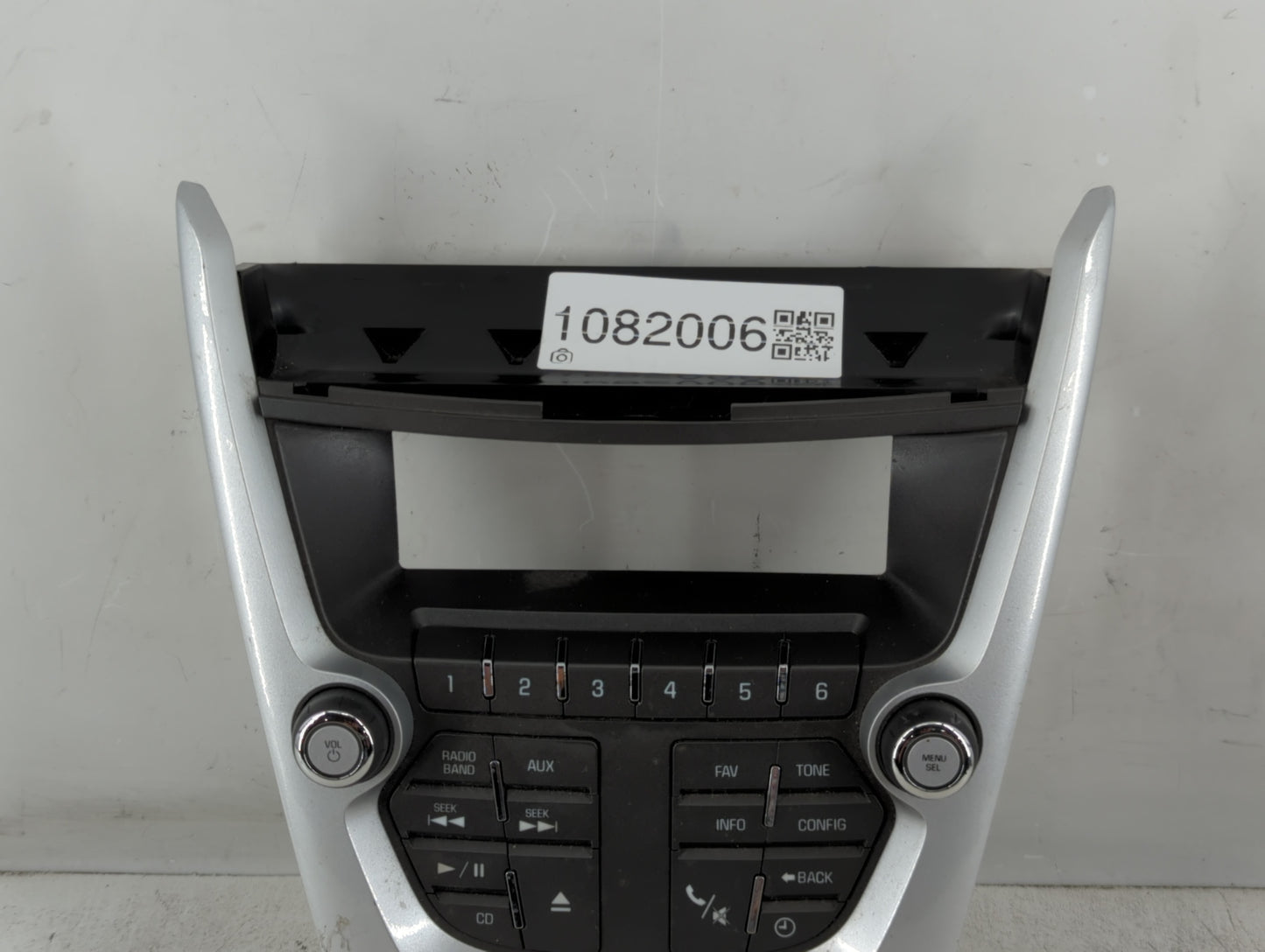 2011 Chevrolet Equinox Radio AM FM Cd Player Receiver Replacement P/N:20920048 95952766G Fits Fits 2010 OEM Used Auto Parts 
