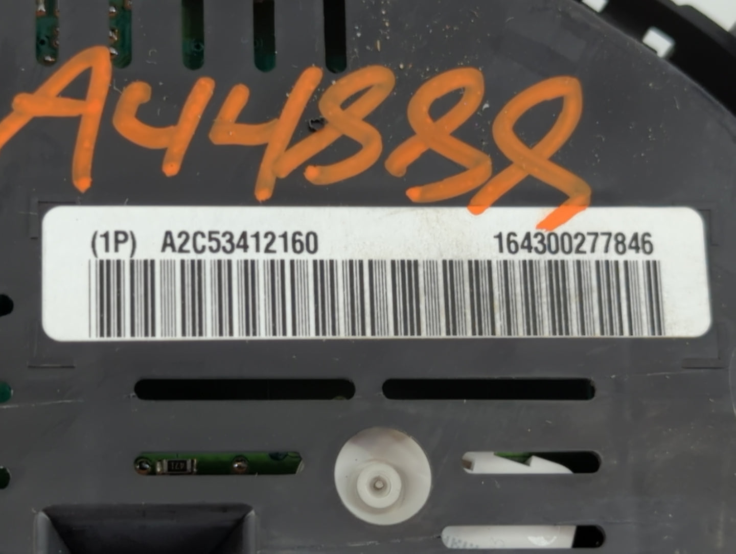 2011 Chevrolet Equinox Instrument Cluster Speedometer Gauges P/N:A2C53412160 Fits OEM Used Auto Parts - Oemusedautoparts1.co