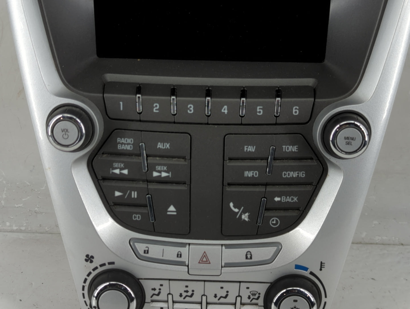 2010-2011 Chevrolet Equinox Radio AM FM Cd Player Receiver Replacement P/N:90025-295 Fits Fits 2010 2011 OEM Used Auto Parts