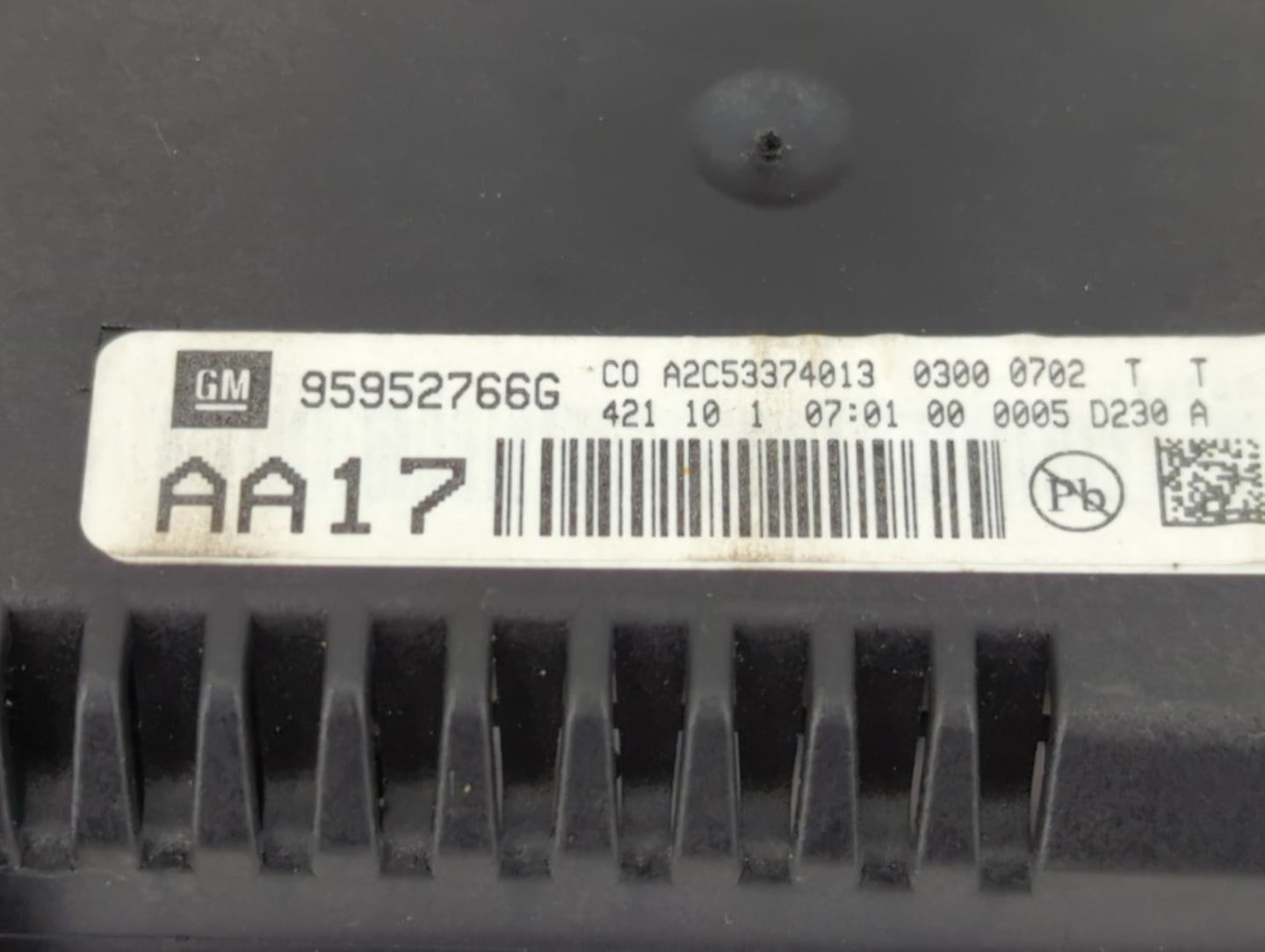 2011 Chevrolet Equinox Climate Control Module Temperature AC/Heater Replacement P/N:95952766G Fits OEM Used Auto Parts - Oem