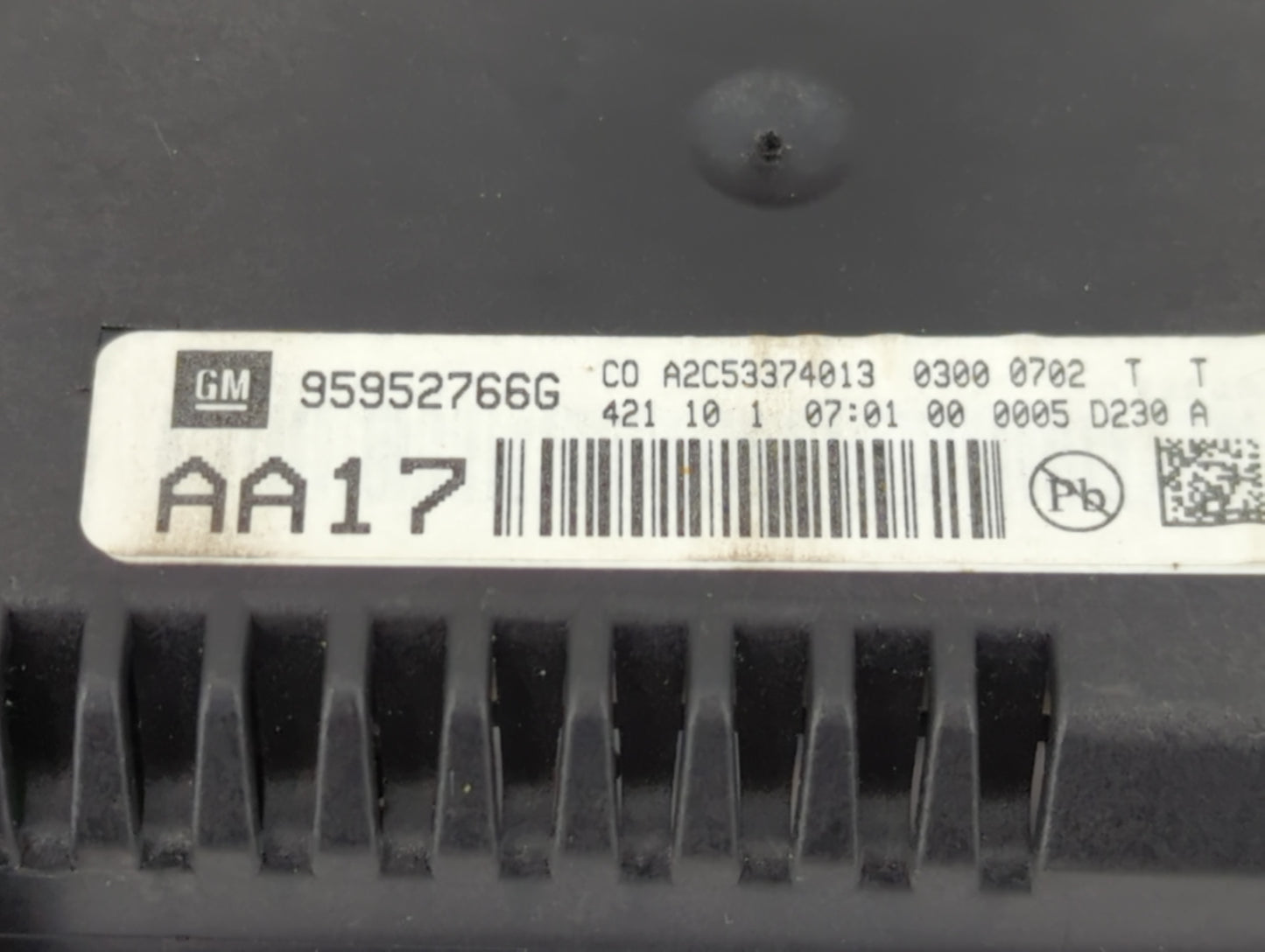 2011 Chevrolet Equinox Climate Control Module Temperature AC/Heater Replacement P/N:95952766G Fits OEM Used Auto Parts - Oem