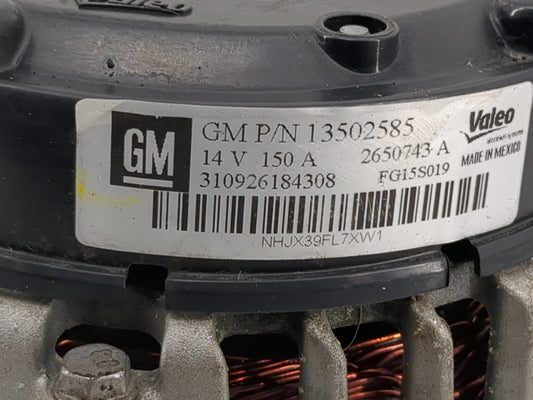 2010-2012 Chevrolet Equinox Alternator Replacement Generator Charging Assembly Engine OEM P/N:2650743 A 13502585 Fits OEM Used Auto Parts