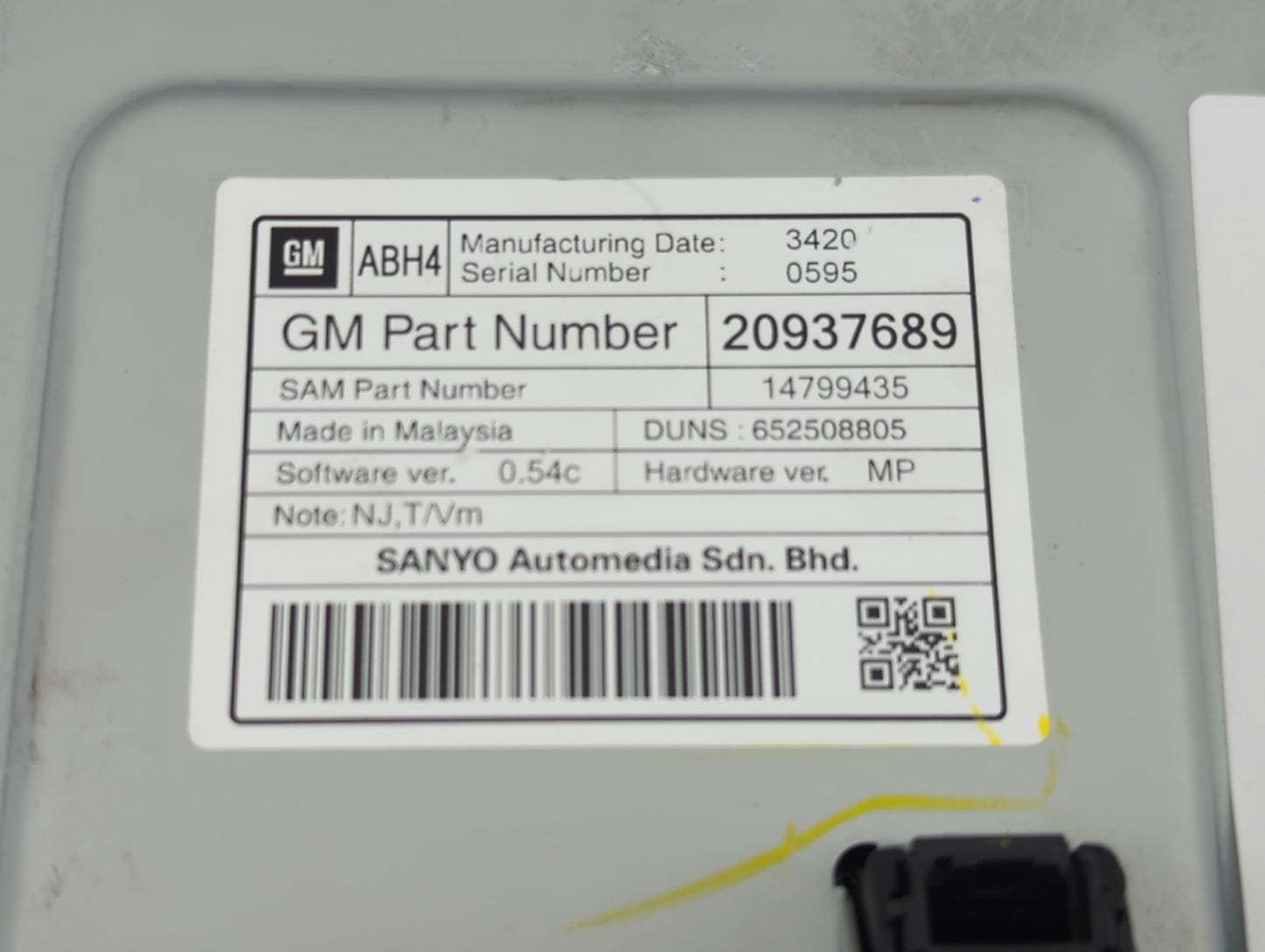 2010-2011 Chevrolet Equinox Information Display Screen - Oemusedautoparts1.com