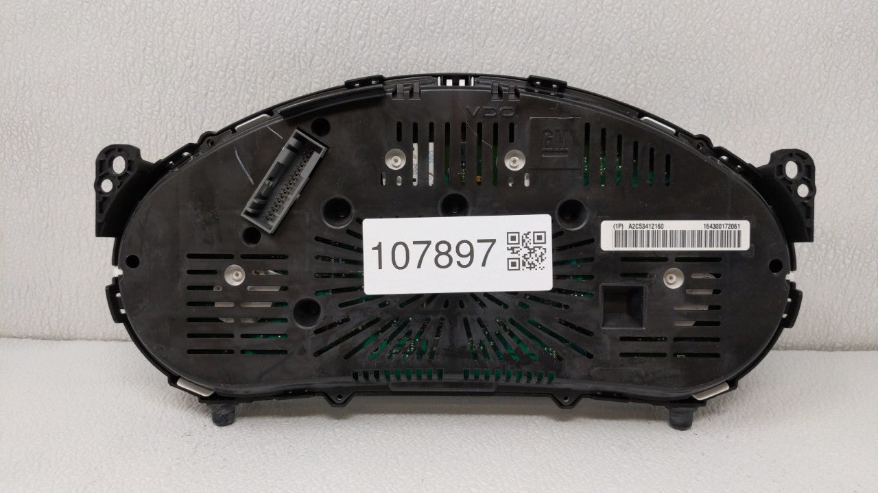 2011 Chevrolet Equinox Instrument Cluster Speedometer Gauges P/N:20978081 20978079, 22783661 Fits OEM Used Auto Parts - Oemu