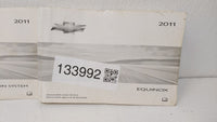 2011 Chevrolet Equinox Owners Manual Book Guide OEM Used Auto Parts - Oemusedautoparts1.com