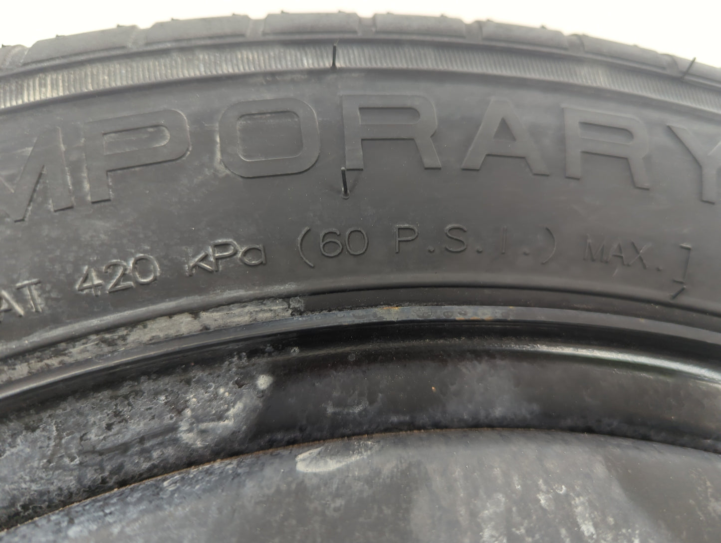 2011 Chevrolet Equinox Spare Donut Tire Wheel Rim Oem - Oemusedautoparts1.com