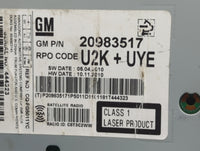 2011-2012 Chevrolet Equinox Radio AM FM Cd Player Receiver Replacement P/N:20983517 Fits Fits 2010 2011 2012 OEM Used Auto P