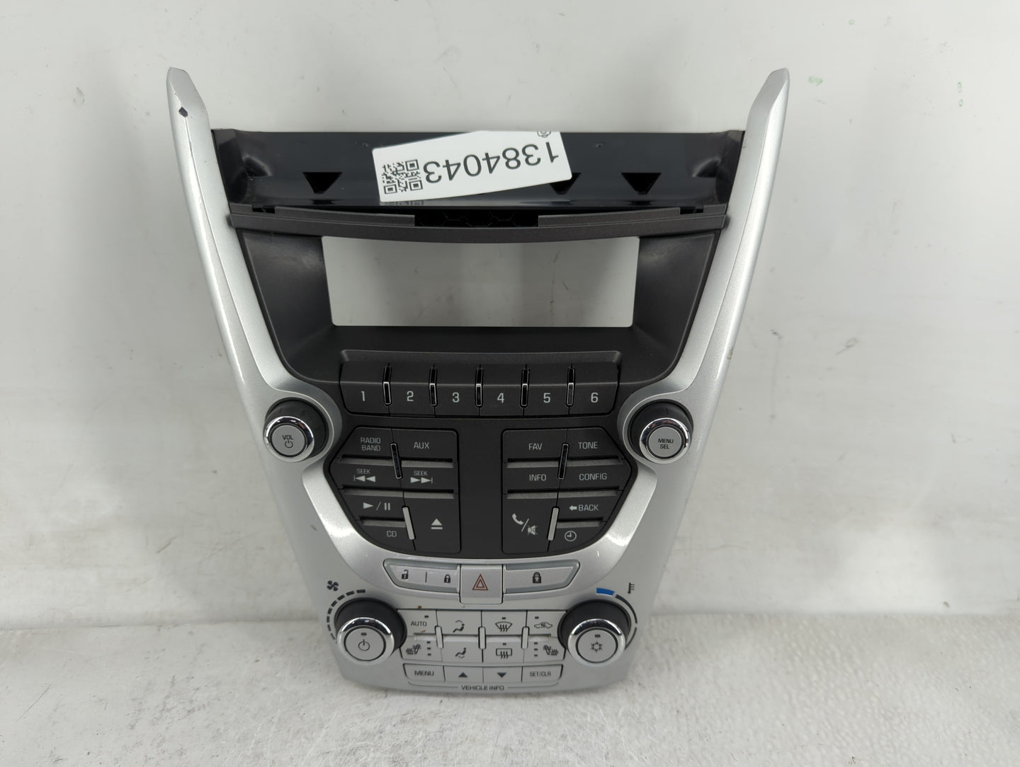 2010-2011 Chevrolet Equinox Radio Control Panel - Oemusedautoparts1.com