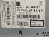 2011-2012 Chevrolet Equinox Radio AM FM Cd Player Receiver Replacement P/N:20983517 Fits Fits 2010 2011 2012 OEM Used Auto P
