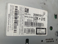 2011-2012 Chevrolet Equinox Radio AM FM Cd Player Receiver Replacement P/N:20983517 Fits Fits 2010 2011 2012 OEM Used Auto P