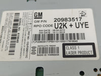 2011-2012 Chevrolet Equinox Radio AM FM Cd Player Receiver Replacement P/N:20983517 Fits Fits 2010 2011 2012 OEM Used Auto P
