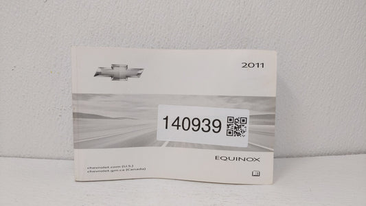 2011 Chevrolet Equinox Owners Manual Book Guide OEM Used Auto Parts - Oemusedautoparts1.com