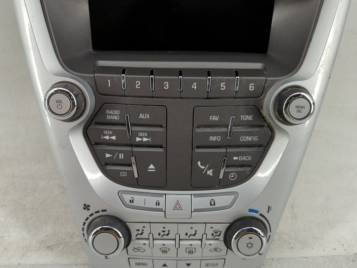 2010-2011 Chevrolet Equinox Radio AM FM Cd Player Receiver Replacement P/N:20920042 95952766G Fits Fits 2010 2011 OEM Used A