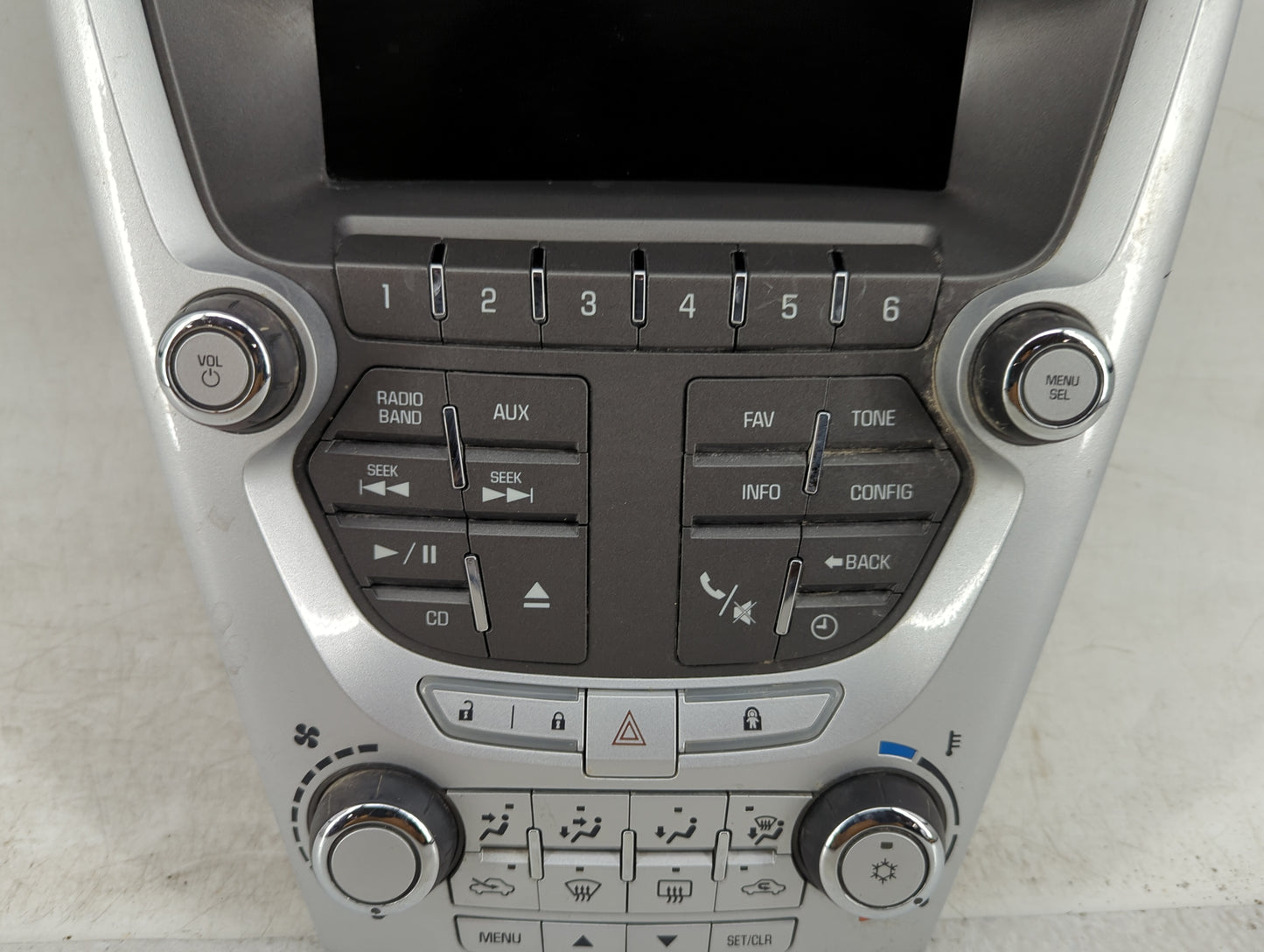2010-2011 Chevrolet Equinox Radio AM FM Cd Player Receiver Replacement P/N:20920042 95952766G Fits Fits 2010 2011 OEM Used A