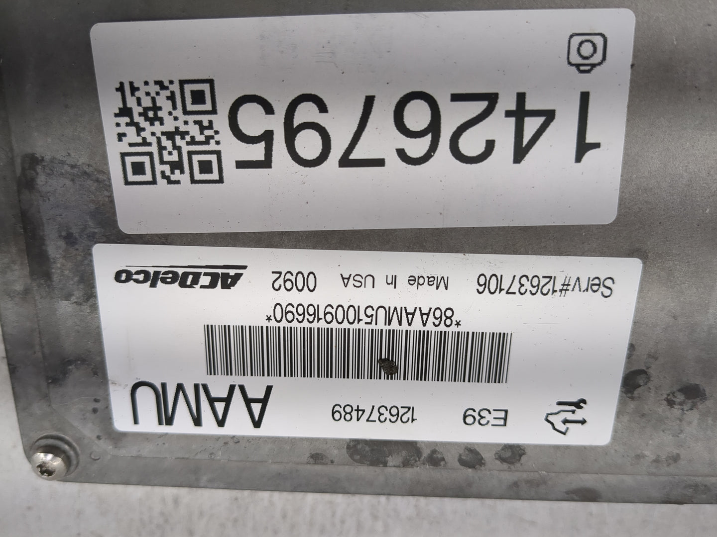 2010-2011 Chevrolet Equinox PCM Engine Control Computer ECU ECM PCU OEM P/N:12637106 12637489 Fits Fits 2010 2011 2012 2013 