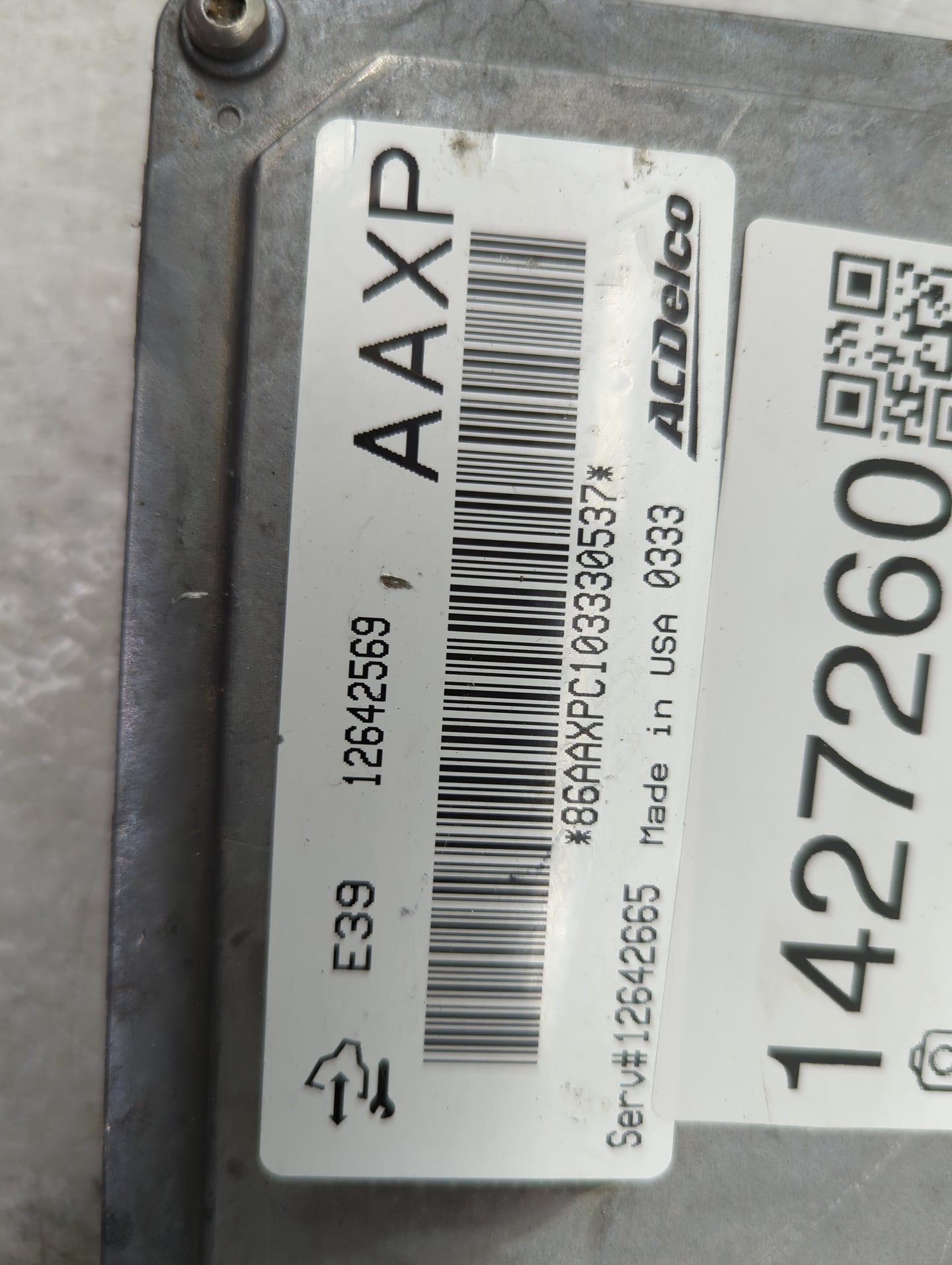 2010-2011 Chevrolet Equinox PCM Engine Control Computer ECU ECM PCU OEM P/N:12642569 12642665 Fits Fits 2010 2011 2012 2013 