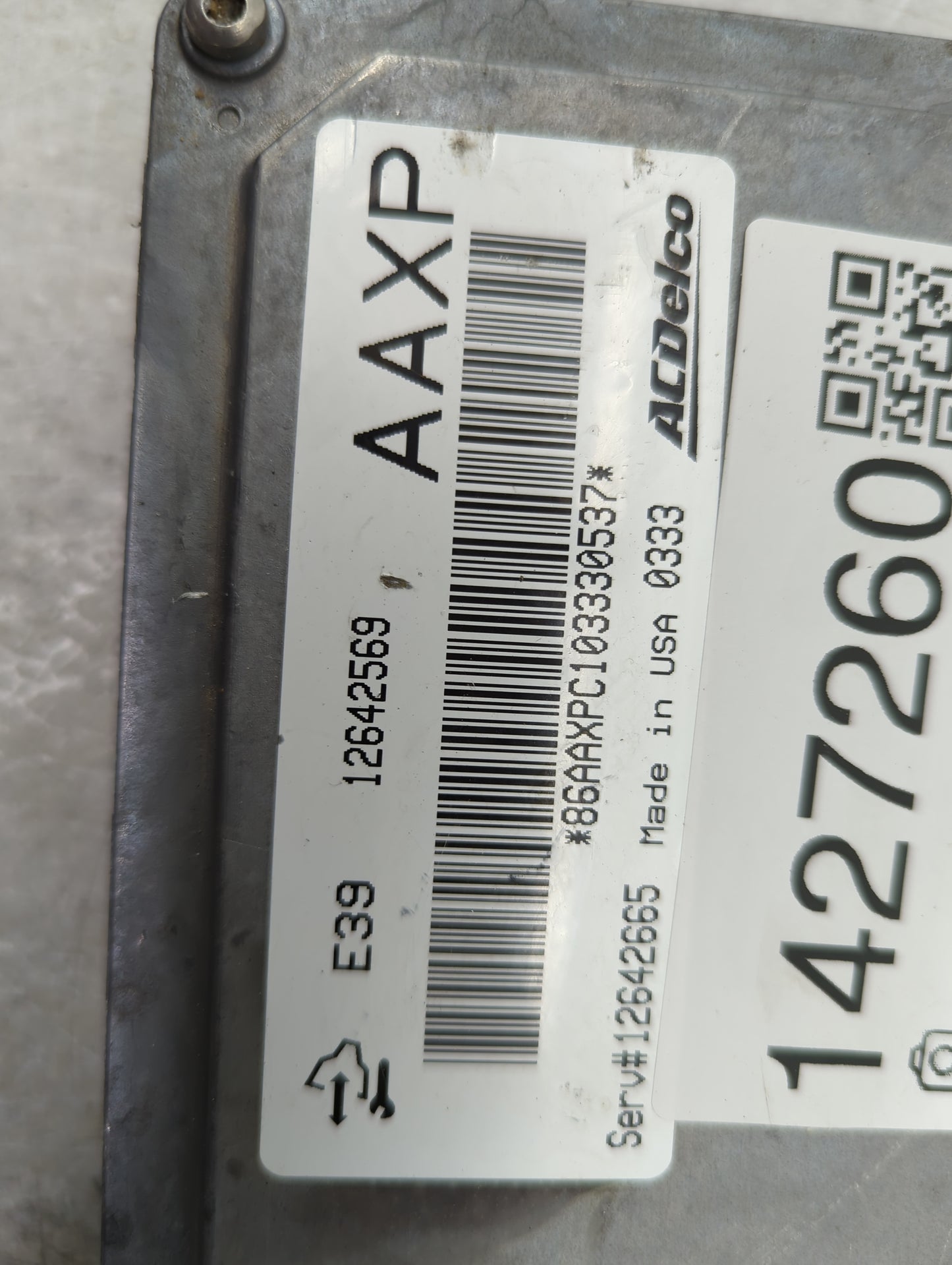 2010-2011 Chevrolet Equinox PCM Engine Control Computer ECU ECM PCU OEM P/N:12642569 12642665 Fits Fits 2010 2011 2012 2013 