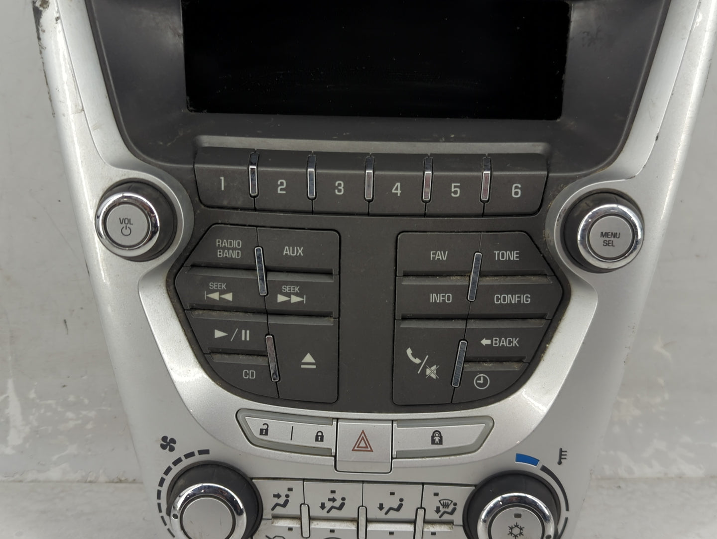 2011 Chevrolet Equinox Radio AM FM Cd Player Receiver Replacement P/N:95952766G Fits Fits 2010 OEM Used Auto Parts - Oemused