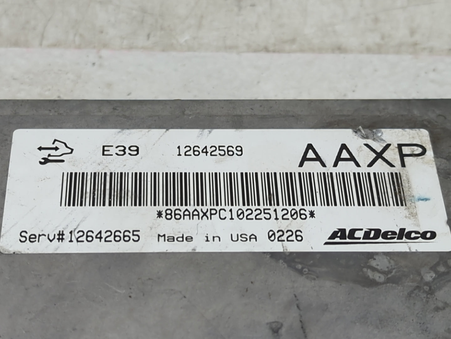 2010-2011 Chevrolet Equinox PCM Engine Control Computer ECU ECM PCU OEM P/N:12642569 12642665 Fits Fits 2010 2011 2012 2013 