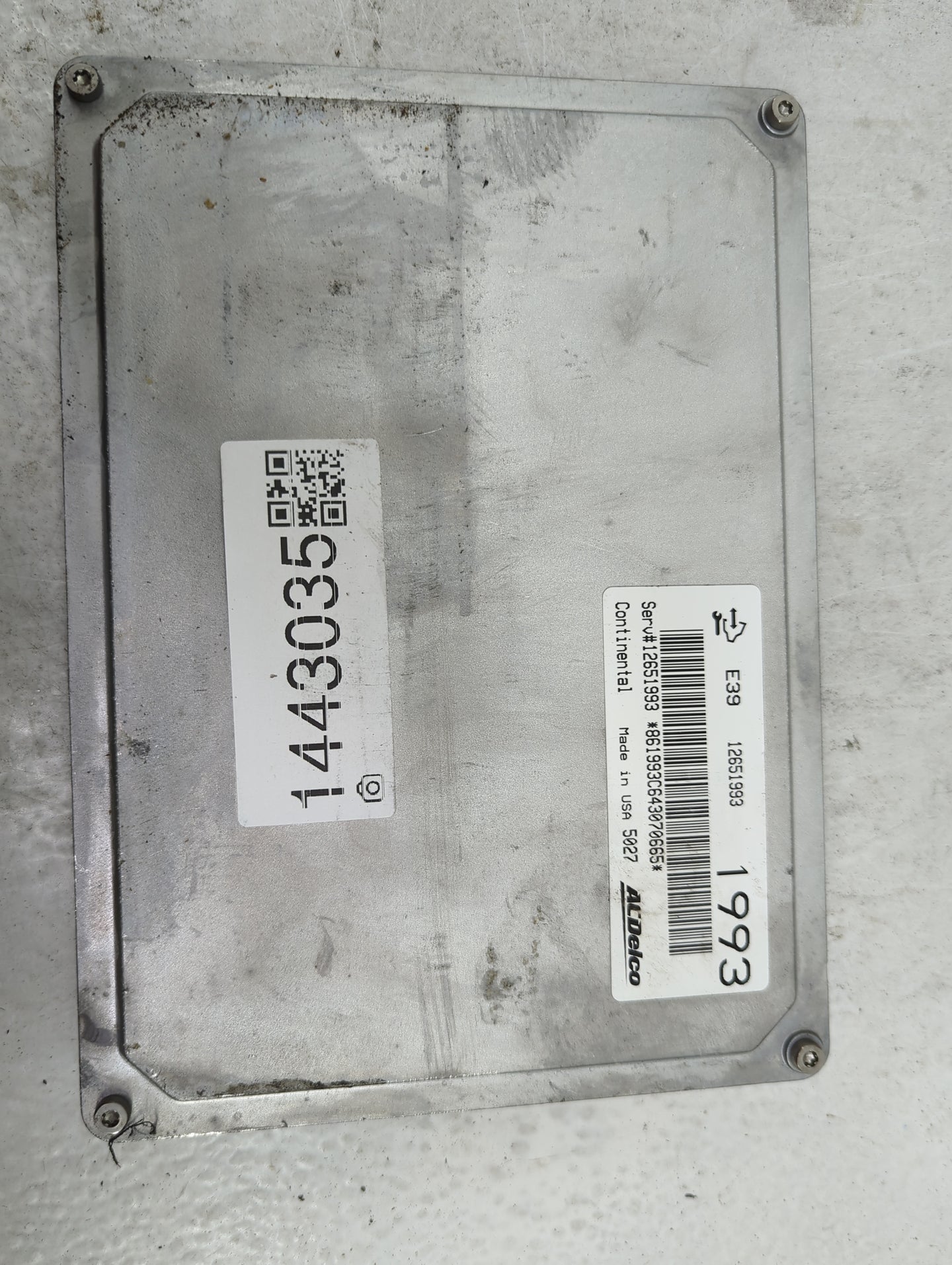 2010-2011 Chevrolet Equinox PCM Engine Control Computer ECU ECM PCU OEM P/N:12651993 8619930643070665 Fits OEM Used Auto Par