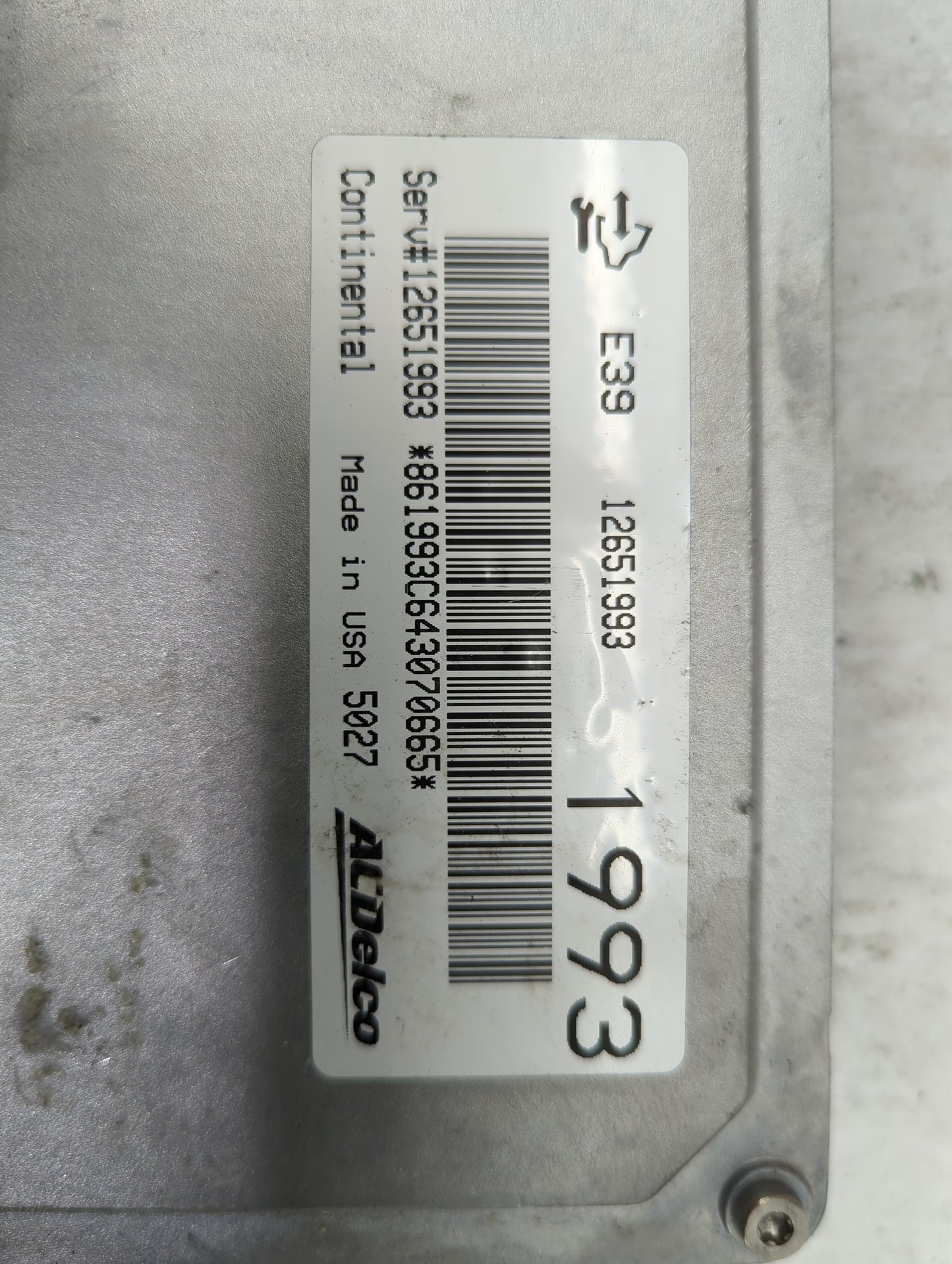 2010-2011 Chevrolet Equinox PCM Engine Control Computer ECU ECM PCU OEM P/N:12651993 8619930643070665 Fits OEM Used Auto Par