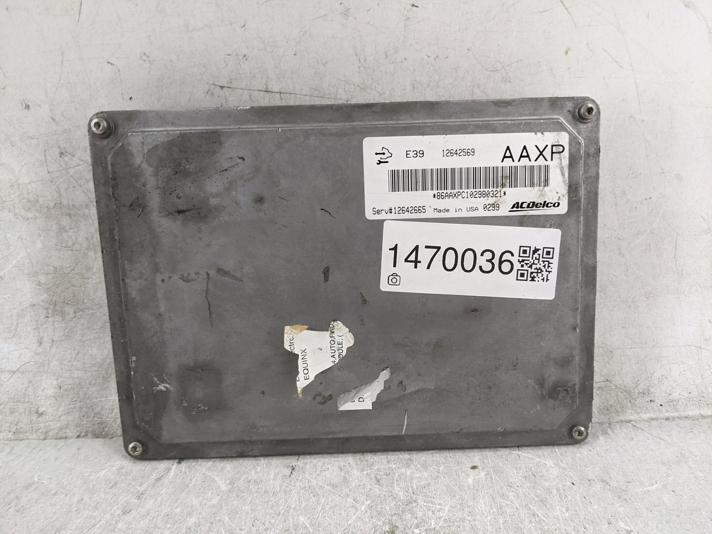 2010-2011 Chevrolet Equinox PCM Engine Control Computer ECU ECM PCU OEM P/N:12642569 12642665 Fits Fits 2010 2011 2012 2013 