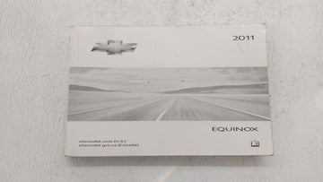 2011 Chevrolet Equinox Owners Manual Book Guide OEM Used Auto Parts - Oemusedautoparts1.com