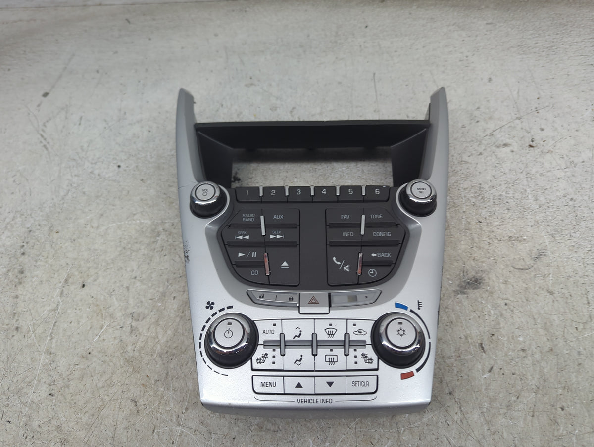 2011 Chevrolet Equinox Radio Control Panel 1496095 - Oemusedautoparts1.com
