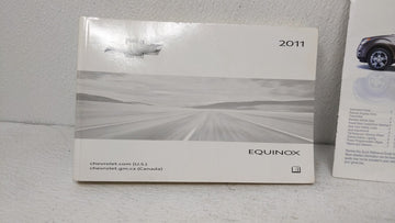 2011 Chevrolet Equinox Owners Manual Book Guide OEM Used Auto Parts - Oemusedautoparts1.com