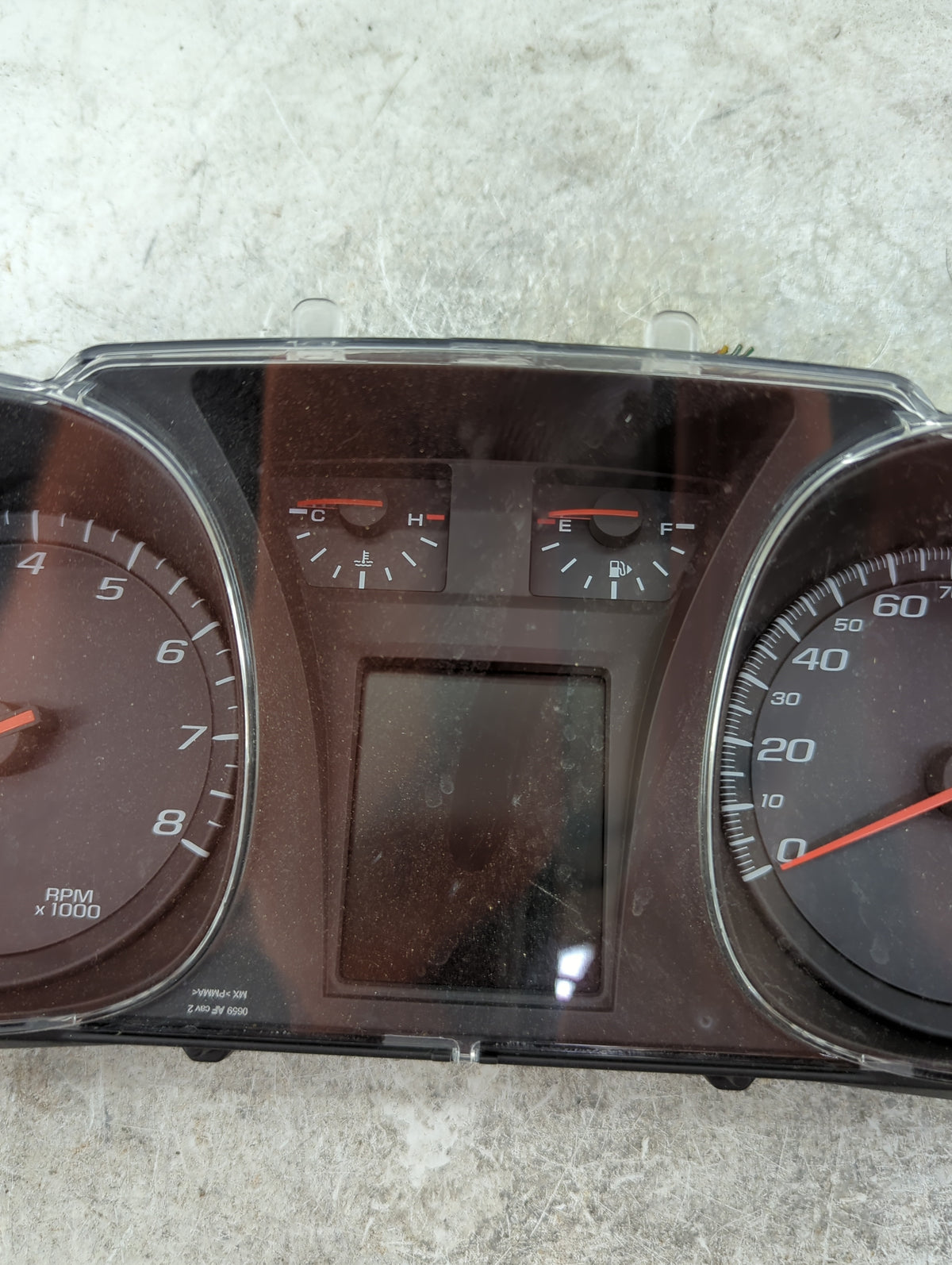 2011 Chevrolet Equinox Instrument Cluster Speedometer Gauges P/N:A2C53412160 164300066203 Miles: Fits OEM Used Auto Parts - 