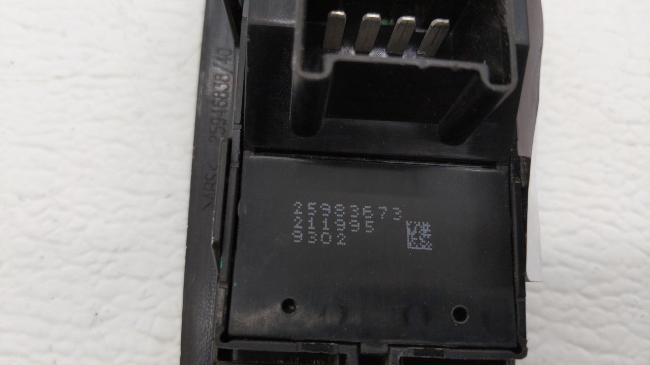 2010-2017 Chevrolet Equinox Master Power Window Switch Replacement Driver Side Left P/N:20917599 25983673 Fits OEM Used Auto