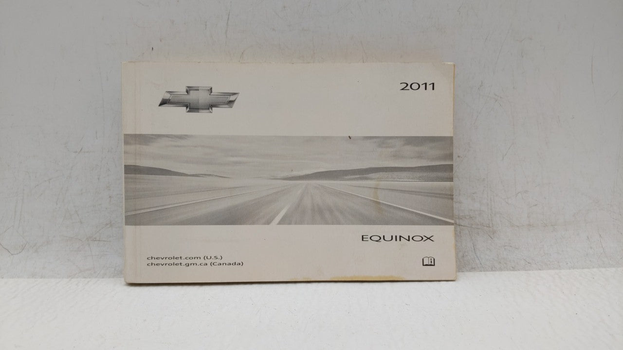 2011 Chevrolet Equinox Owners Manual Book Guide OEM Used Auto Parts - Oemusedautoparts1.com
