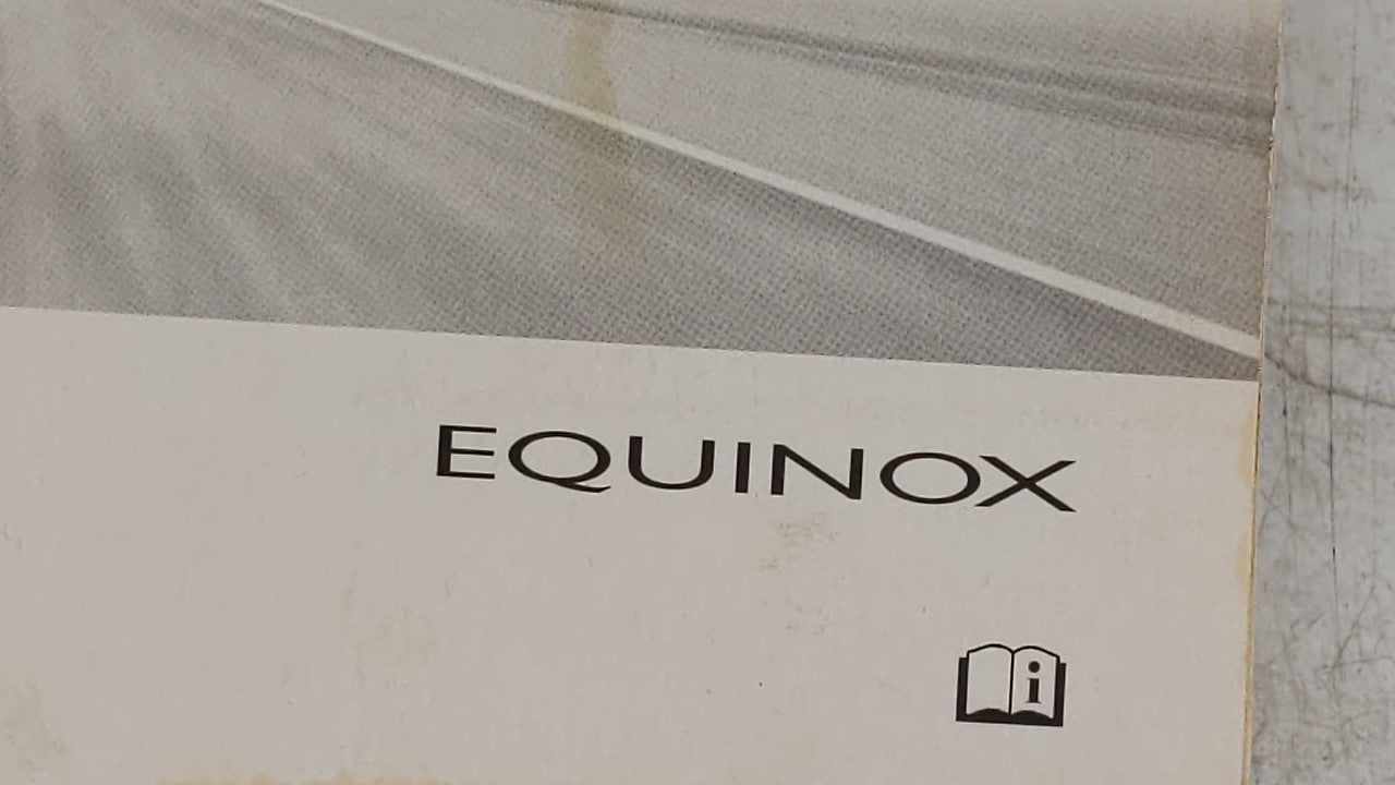 2011 Chevrolet Equinox Owners Manual Book Guide OEM Used Auto Parts - Oemusedautoparts1.com