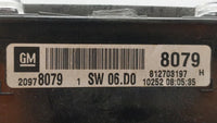 2011 Chevrolet Equinox Instrument Cluster Speedometer Gauges P/N:20978081 20978079, 22783661 Fits OEM Used Auto Parts - Oemu