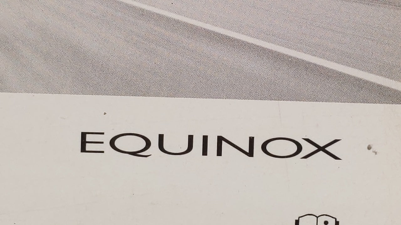 2011 Chevrolet Equinox Owners Manual Book Guide OEM Used Auto Parts - Oemusedautoparts1.com