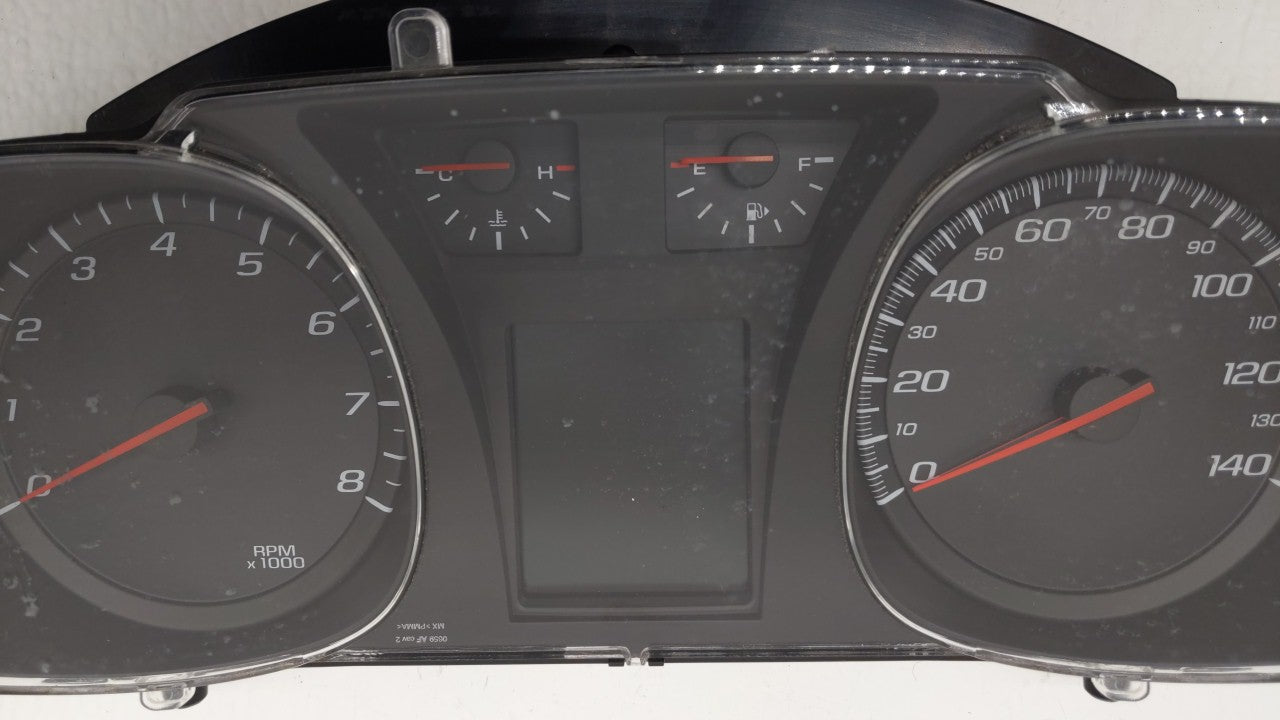 2011 Chevrolet Equinox Instrument Cluster Speedometer Gauges P/N:22783663 20978081, 20978079, 22783661 Fits OEM Used Auto Pa