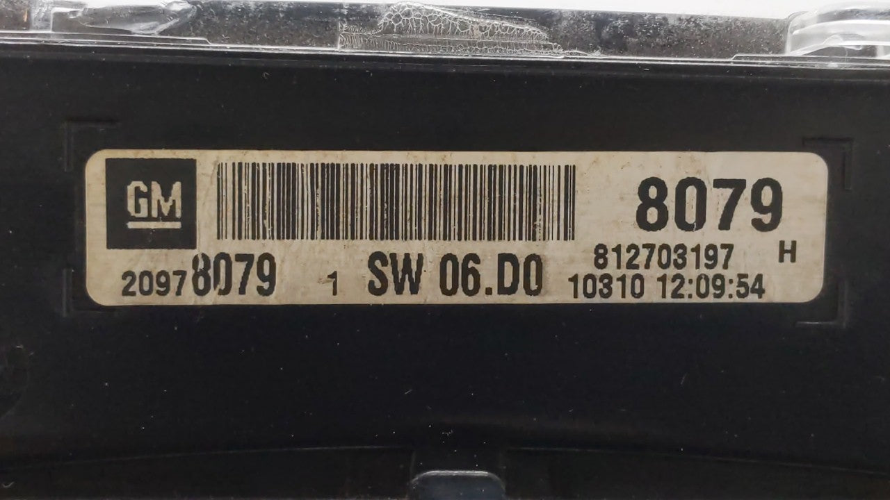2011 Chevrolet Equinox Instrument Cluster Speedometer Gauges P/N:22783663 20978081, 20978079, 22783661 Fits OEM Used Auto Pa