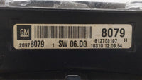 2011 Chevrolet Equinox Instrument Cluster Speedometer Gauges P/N:22783663 20978081, 20978079, 22783661 Fits OEM Used Auto Pa
