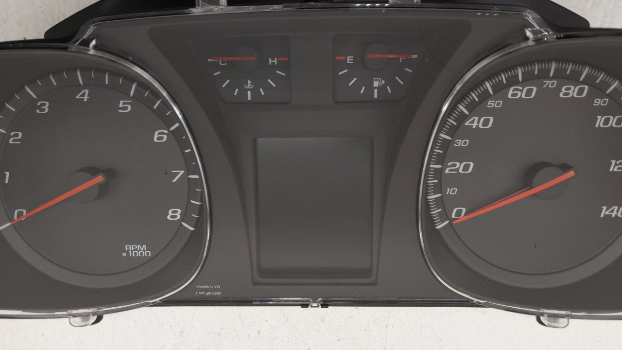 2011 Chevrolet Equinox Instrument Cluster Speedometer Gauges P/N:22783663 20978081, 20978079, 22783661 Fits OEM Used Auto Pa