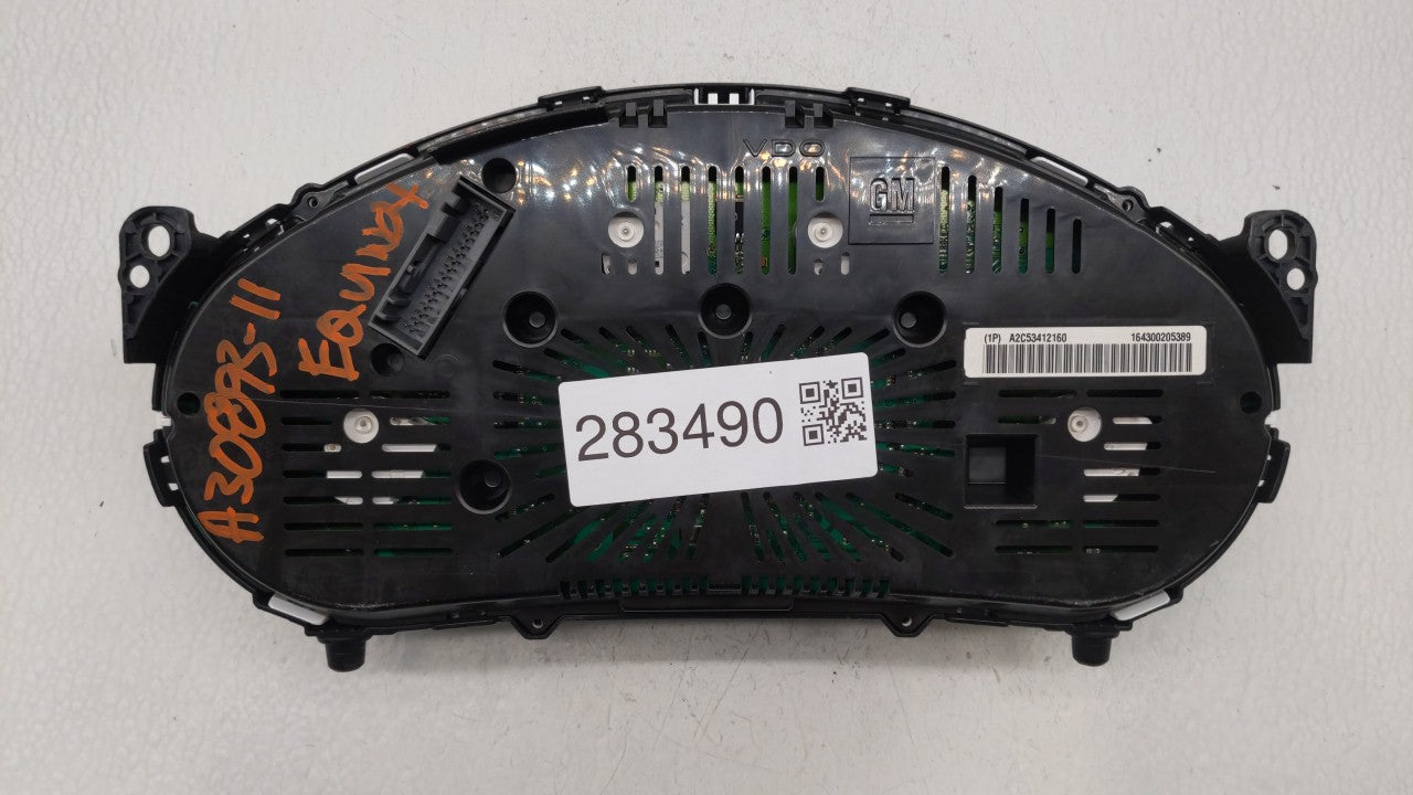 2011 Chevrolet Equinox Instrument Cluster Speedometer Gauges P/N:22783663 20978081, 20978079, 22783661 Fits OEM Used Auto Pa