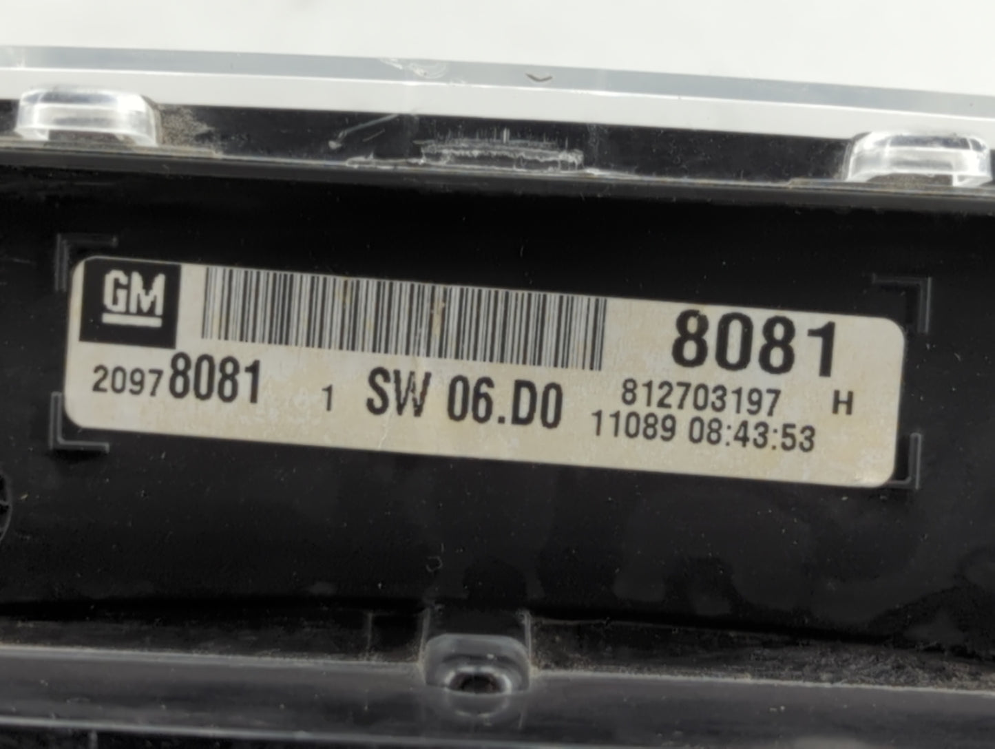 2011 Chevrolet Equinox Instrument Cluster Speedometer Gauges P/N:22783663 20978081, 20978079, 22783661 Fits OEM Used Auto Pa